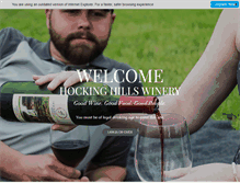 Tablet Screenshot of hockinghillswinery.com